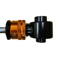 Vertical-strut shock absorber