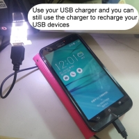 Bypass USB mini night light ( Male-Female USB )