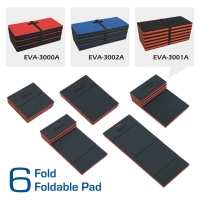 3 function in 1 EVA foam foldable pad - lying kneeling, and sitting.