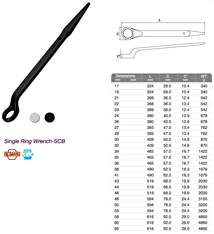 Single Ring Wrench-SCB