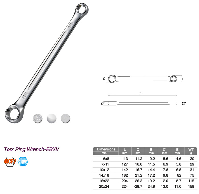 Torx Ring Wrench-EBXV Torx Ring Wrench-EBXV