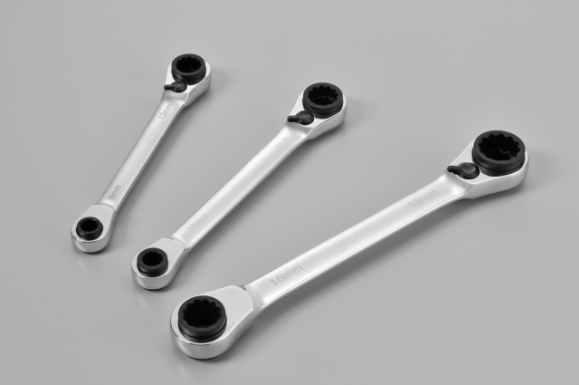 4 in 1 Double Box End Ratcheting Wrench 4 in 1 Double Box End Ratcheting Wrench
