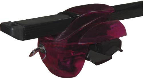 ROOF BAR for car with side rail bar (WITH KEY) RED