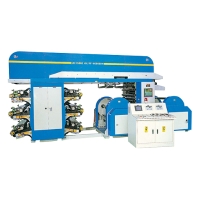 Doctor Blade Type 6 Colors Flexographic Printing Machine