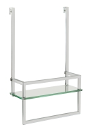 SR101G 390x250x106mm Hanging shower rack with glass