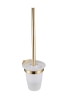 Toilet Brush Holder Brushed Brass