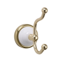 1817PB Double robe hook