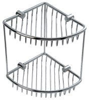 C204 Solid brass corner basket 180 x 180 x 236 mm C204 Solid brass corner basket 180 x 180 x 236 mm