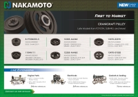 Crankshaft Pulley for Toyota, Isuzu & Subaru