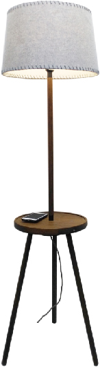 floor lamp with wireless chargeable function