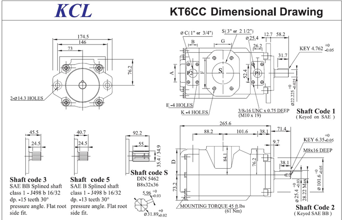 T6CC Hydraulic Pump (Denison type)