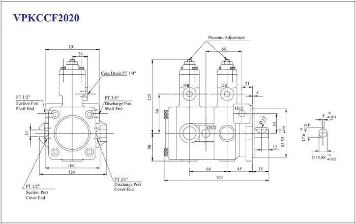 Variable Double Vane Pump/Variable Vane Pump/ Variable Displacement Pump