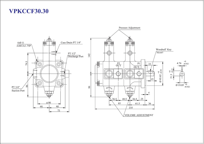 Variable Double Vane Pump/Variable Vane Pump