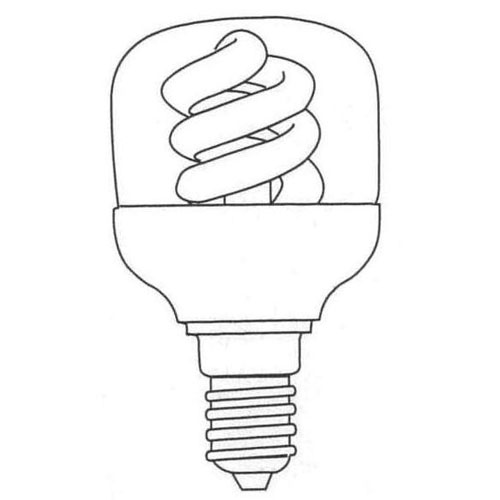 Tubular Shape Covered Compact Fluorescent Lamp