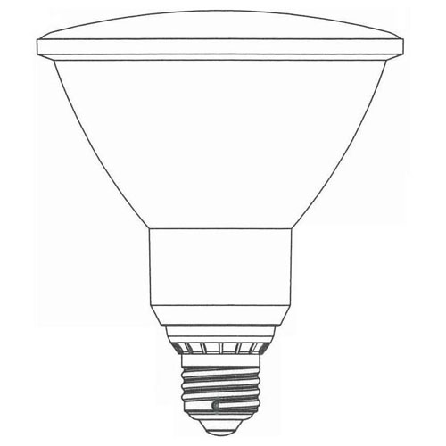 PAR Reflector Type Covered Compact Fluorescent Lamp