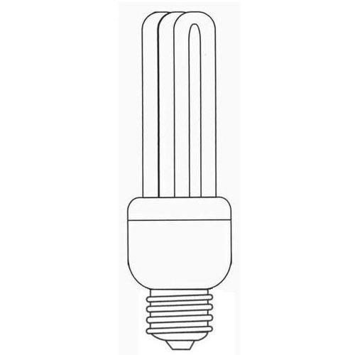 Parallel 3U Shape Compact Fluorescent Lamp