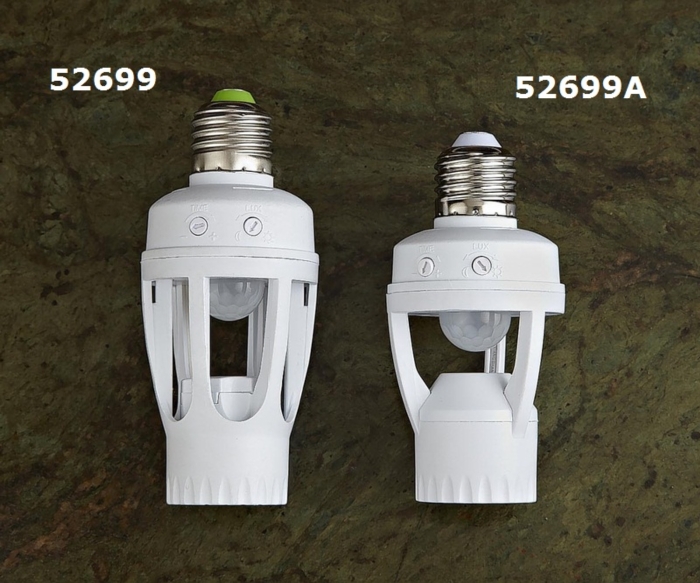 AUTOMATIC LAMPHOLDER WITH INFRARED SENSOR E27 60W 110-240V