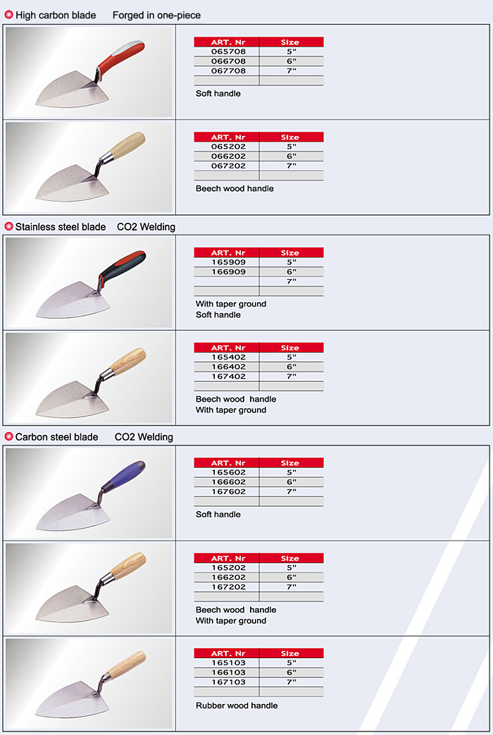 Italian Round Trowels / Cement Tools Italian Round Trowels / Cement Tools