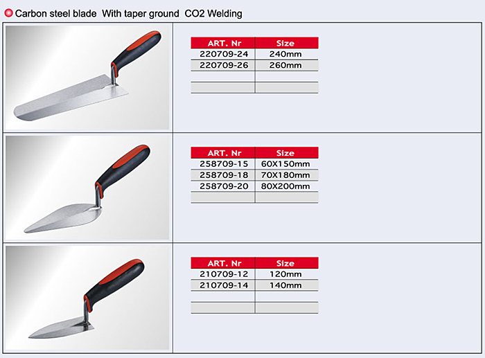 Brick Trowel / Pointing Trowel/Cement Tools