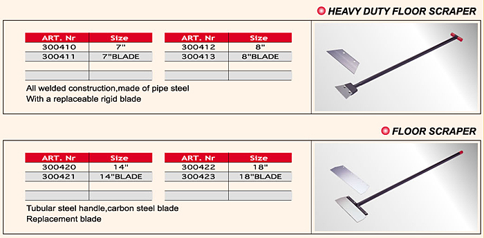 Heavy-duty Floor Scraper / Floor Scraper