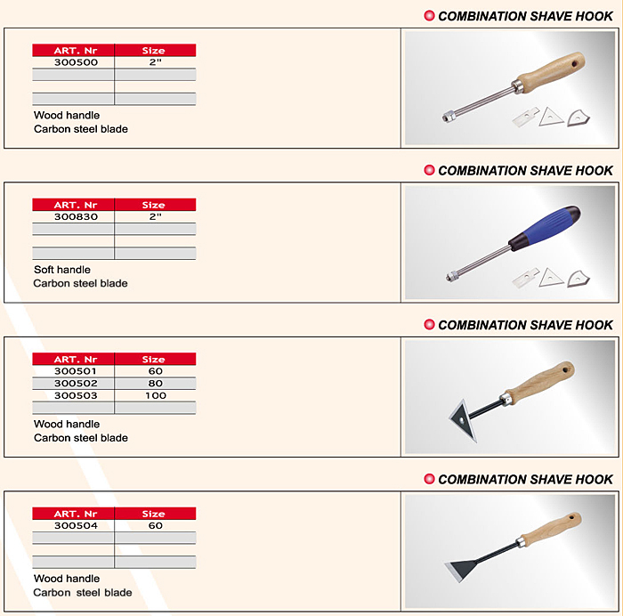 Combination Shave Hook Combination Shave Hook