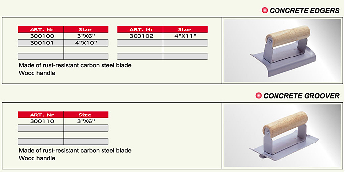 Concrete Edger/Concrete Groover Concrete Edger/Concrete Groover