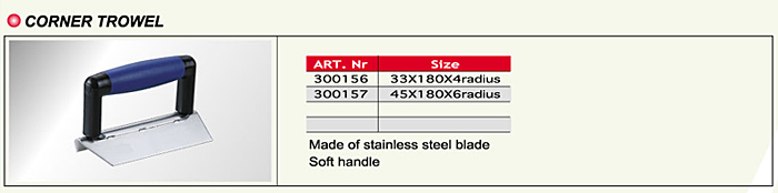 Corner Trowel Corner Trowel