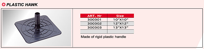 Plastic Plastering Hawk Plastic Plastering Hawk