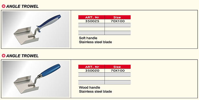 Angle Trowel / Building Tools Angle Trowel / Building Tools