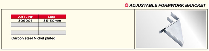 Adjustable Formwork Bracket / Building Tools