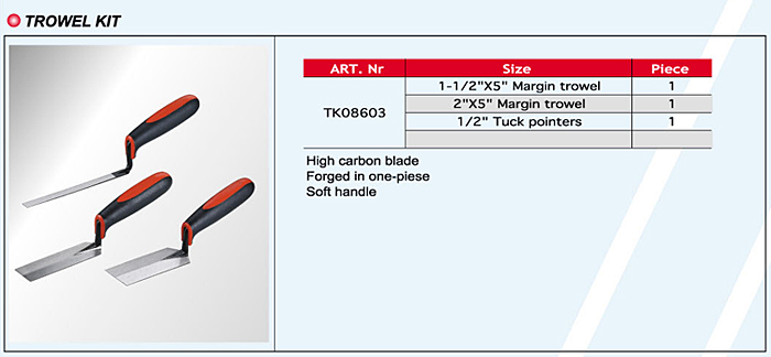 Trowel Kits / Tool Sets / Tool Kits Trowel Kits / Tool Sets / Tool Kits