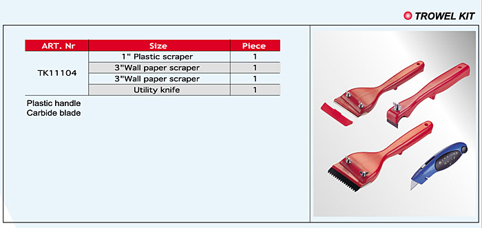 Trowel Kits / Tool Sets / Tool Kits