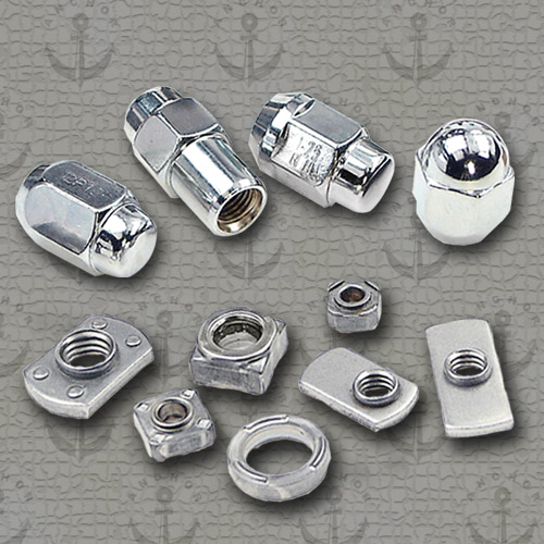 Wheel Nuts (above) and Weld Nuts