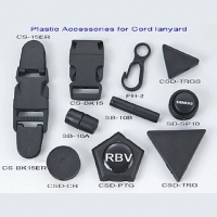 Plastic Accessories for Cord Lanyards 