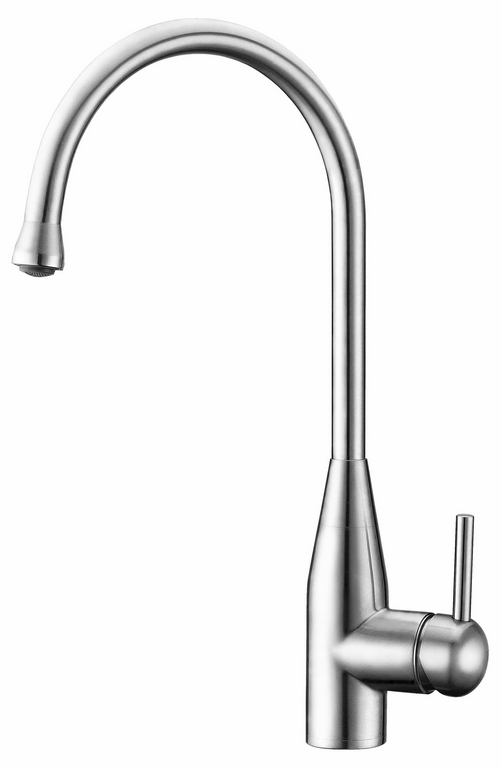 Stainless steel  SINGLE LEVER SINK MIXER