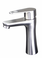 Stainless steel SINGLE LEVER BASIN MIXER