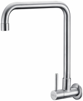 Stainless steel WALL-MOUNTED SINK COLD TAP(L-type)