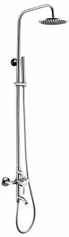 Stainless steel THREE FUNCTION SHOWER SET