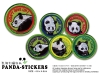 熊貓刺繡貼 