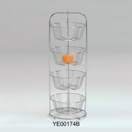 4-tier wire basket rack 4-tier wire basket rack