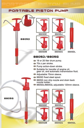 8805D  drum  pump