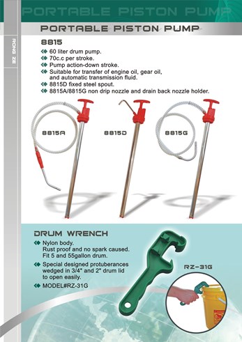 8815A drum pump