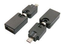 OTG Micro USB BM to USB AF rotatable Adapter