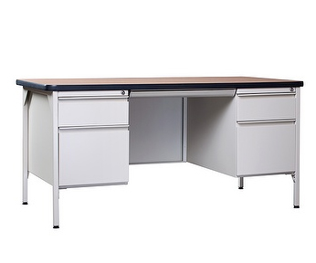 Steel Desk w/ Double Pedestal Steel Desk w/ Double Pedestal