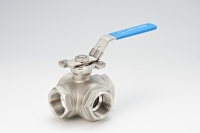 3-Way Thread End Ball Valve-B