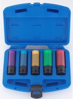 5PCS Thin-Wall Impact Socket Set-彩色