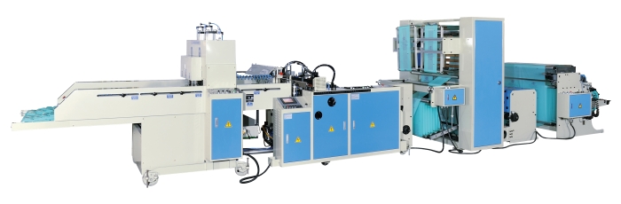 T-Shirt Bag Making Machine with Hot Slitting & Side-Gusset Device