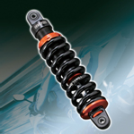 Rebound adjust rear shock