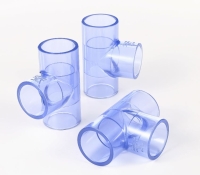 CLEAR PVC TEE CLEAR PVC TEE