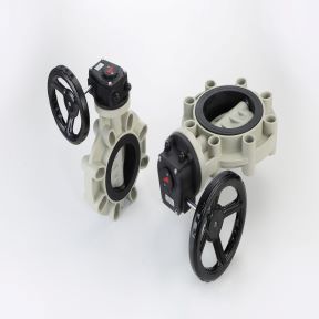 PP BUTTERFLY VALVE (GEAR TYPE)